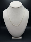 20" 14K Yellow Gold Paperclip 2mm 1.2g