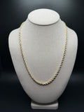 22" 4mm 14K yellow gold rope chain, 27.8g – Ott Family Jewelry (1)