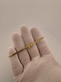 8" 10k Yellow Gold Cuban 3mm 5.8g