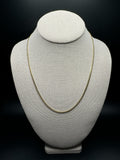 20" 14k Yellow Gold Cuban 2.5mm 10.34g