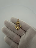 1.5" 14K yellow gold mariner cross pendant, 2.6g – Ott Family Jewelry (1)