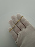 7.5" 2.5mm solid 10K yellow gold Cuban link bracelet, 3.2g – Ott Family Jewelry (1)