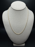 20" 10k Yellow Gold Rope 2.5mm 6.4g