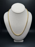 22" 14K Yellow Gold Franco 4mm 52.6g
