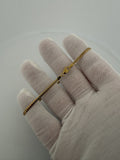 8" 14K Yellow Gold Cuban 2.5mm 4.5g