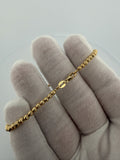 7" 10K Diamond Cut Moon Bead 3mm 3.2g