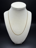 18" 14k Yellow Gold Cuban 1.75mm 4.4g