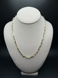 20" 14k Yellow Gold Paperclip 5mm 24.1g