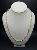 24" 14K Yellow Gold Rope 5mm 11.64g