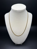 Pre-Owned 18" 14k Yellow Gold Cuban 3mm 14.2g