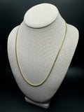 22" 10k Yellow Gold Cuban 3mm 12.9g