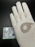 17" 14K Yellow Gold 7.03ctw E-F VS Lab Diamond Tennis EGL Certified – 2.2mm – 11.14g