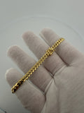 8" 5mm solid 14K yellow gold Cuban link bracelet, 16.6g – Ott Family Jewelry (2)