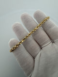8" 4.5mm 14K yellow gold rope bracelet, 14.22g – Ott Family Jewelry (2)