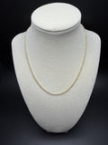 16" 14K Yellow Gold Rope 1.5mm 1.3g