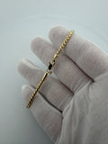 8" 14K Yellow Gold Franco 3mm 10.3g