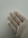 7" 2.5mm solid 10K yellow gold Cuban link bracelet, 3.0g – Ott Family Jewelry (2)