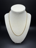 18" 14K Yellow Gold Rounded Box 2.5mm 6.9g