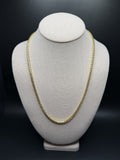 22" 3.5mm 14K yellow gold Franco chain, 48.2g – Ott Family Jewelry (2)