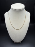 16" 14k Yellow Gold Franco 1.5mm 3.4g