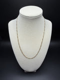 18" 14k Yellow Gold Figaro 2.5mm 4.44g