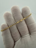 7" 10k Yellow Gold Rope 2.5mm 3.1g