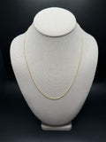 20" 14K Yellow Gold Franco 1.5mm 4.36g