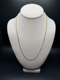 22" 2.5mm solid 10K yellow gold Cuban link chain, 9.2g – Ott Family Jewelry (2)