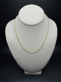18" 14K Yellow Gold Cable 2.5mm 7.5g