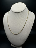 20" 14k Yellow Gold Cuban 2.5mm 10.34g