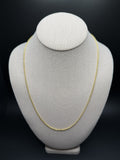 22" 14K Yellow Gold Franco 1.8mm 9.1g