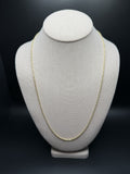 24" 2mm 14K yellow gold rope chain, 9.0g – Ott Family Jewelry (2)