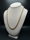 22" 14k Yellow Gold Curb 7.5mm 40.56g