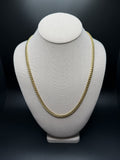 22" 14k Yellow Gold Cuban 5.5mm 18.8g