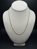 20" 10k Yellow Gold Cuban 2mm 5.15g
