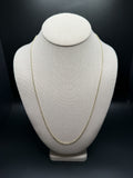 24" 14K Yellow Gold Herme$ 1.8mm 5.05g