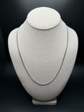 22" 14k White Gold Cuban 2.5mm 11.6g