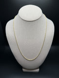 22" 10k Yellow Gold Rope 2.5mm 7.14g