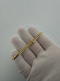 7.5" 14k Yellow Gold Cuban 4mm 10.1g (#2)
