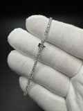 7" 14k White Gold 3ctw+ F VS1 Lab Diamond Tennis Bracelet EGL Certified 5.5g