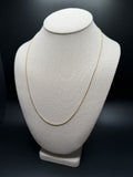 22" 10k Yellow Gold Franco 1mm 3.94g