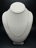 22" 14k Yellow Gold Paperclip 2mm 3.24g