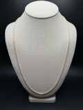 26" 14K Yellow Gold Rope Chain 2.5mm 12.31g