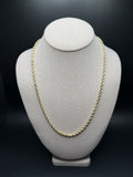 22" 4mm 14K yellow gold rope chain, 27.8g – Ott Family Jewelry (2)