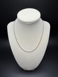 16" 14K White Gold Herme$ Chain 2mm 4.84g