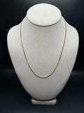 22" 2.5mm solid 10K yellow gold Cuban link chain, 9.05g – Ott Family Jewelry (2)