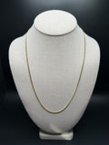 22" 2.5mm solid 14K yellow gold Cuban link chain, 10.45g – Ott Family Jewelry (2)