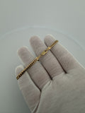 7.5" 4mm 14K yellow gold Cuban bracelet, 8.95g (pre-owned) – Ott Family Jewelry (2)