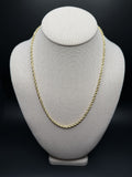 20" 14K Yellow Gold Rope 3.5mm 20.0g