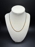 16" 3mm 14K yellow gold Cuban chain, 11.6g (pre-owned) – Ott Family Jewelry (2)